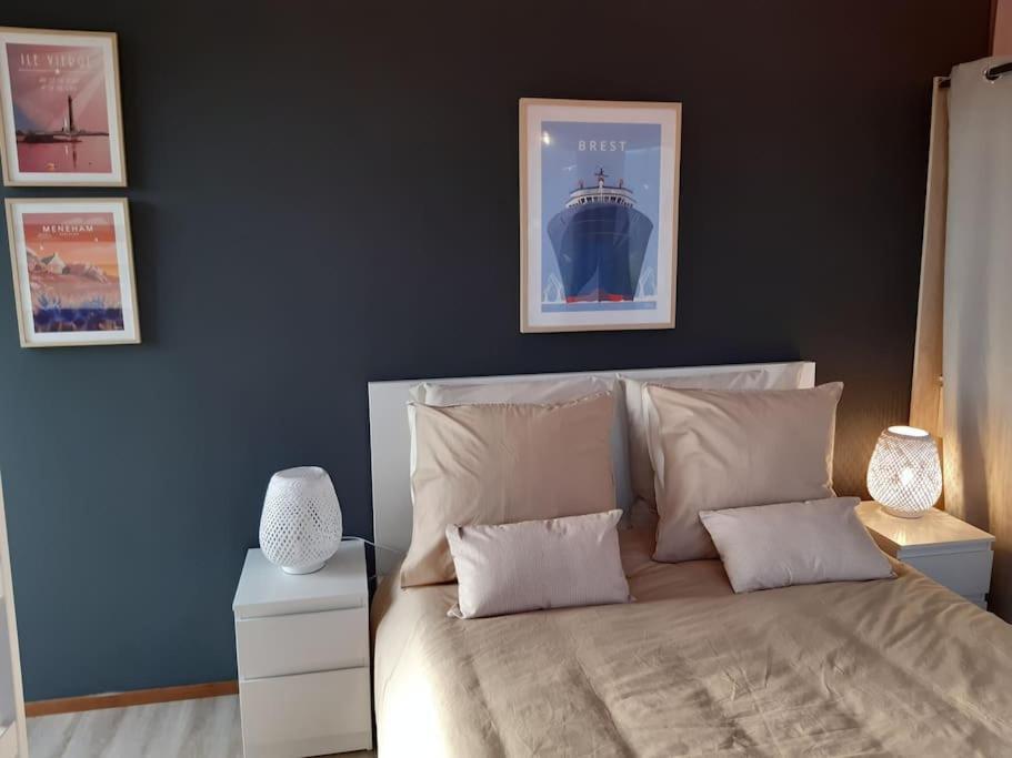 Logement 80 M2 Avec Terrasses Entre Les Deux Abers 랑데다 외부 사진